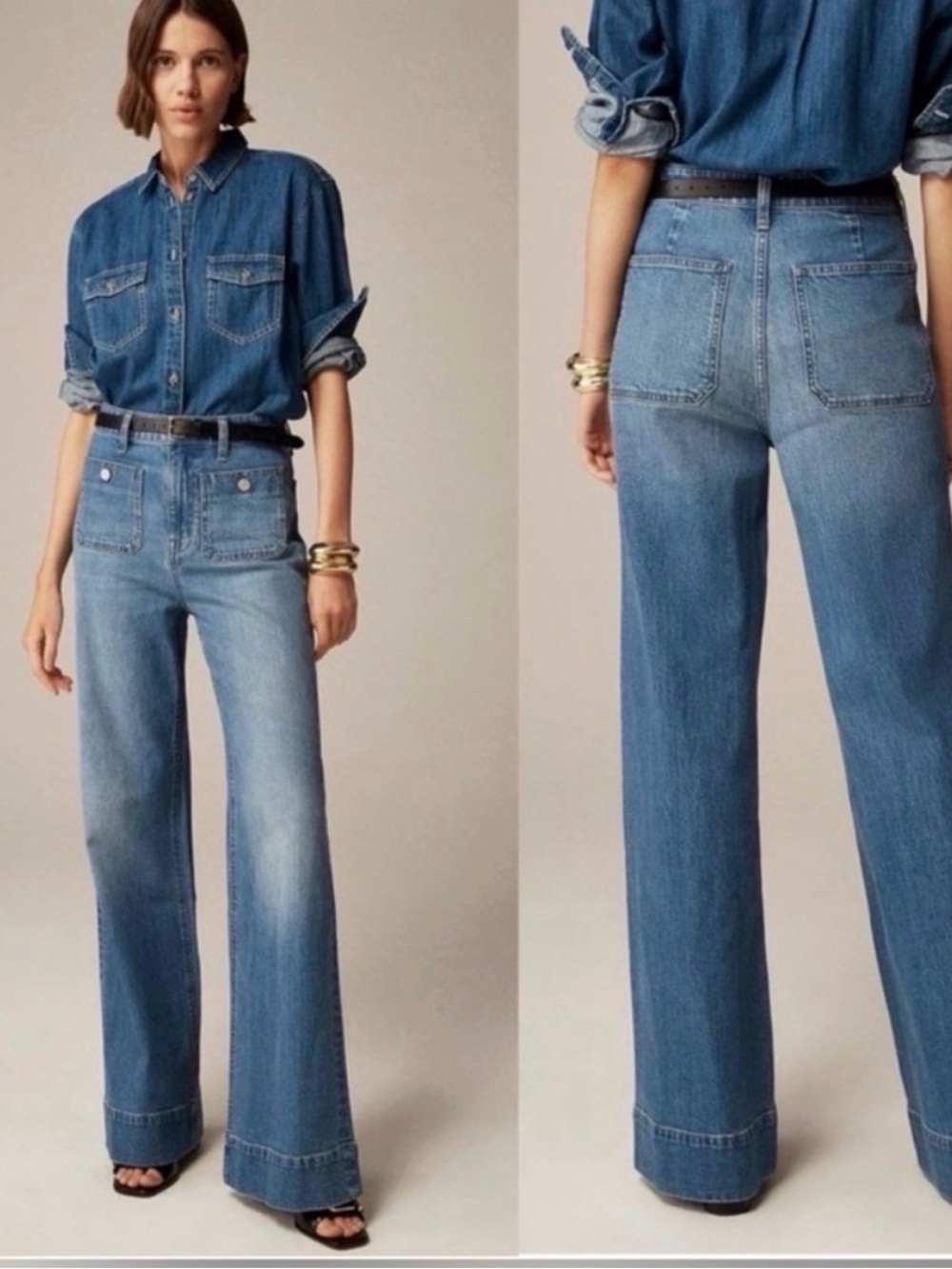 NWT J.Crew re-imagined ‘96 denim trouser, size 31T
